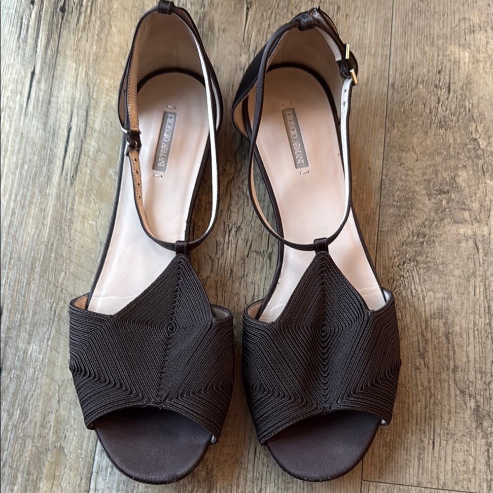 Giorgio Armani Women's Dark Brown Sandals
